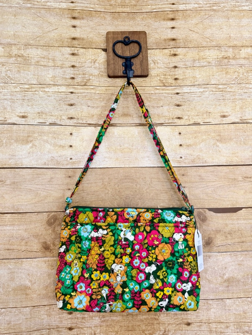 Vera Bradley x Peanuts Large Hipster - Peanuts Garden NWT - Picture 7 of 10
